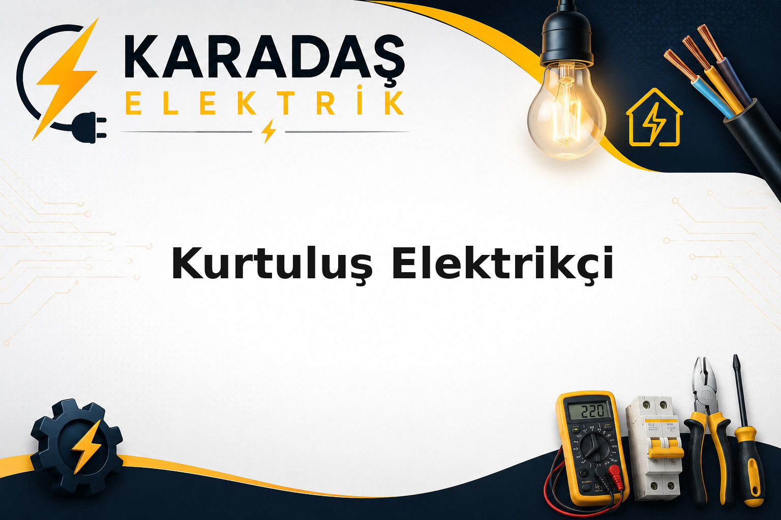 Kurtuluş elektrikçi saha görseli | Karadaş Elektrik Kurtuluş bölgesinde kaçak akım rölesi ve pano bakım uygulaması — Karadaş Elektrik Ankara