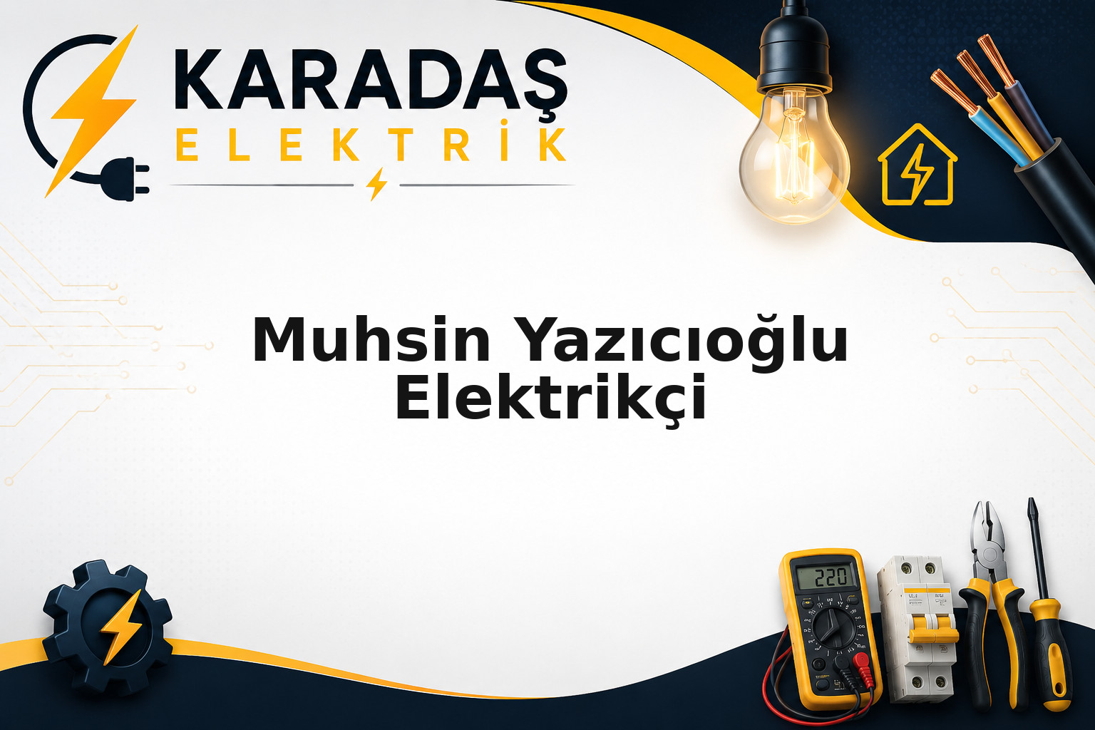 Muhsin Yazıcıoğlu elektrikçi saha görseli | Karadaş Elektrik Muhsin Yazıcıoğlu semtinde priz, sigorta ve aydınlatma montaj çalışması — Karadaş Elektrik Ankara
