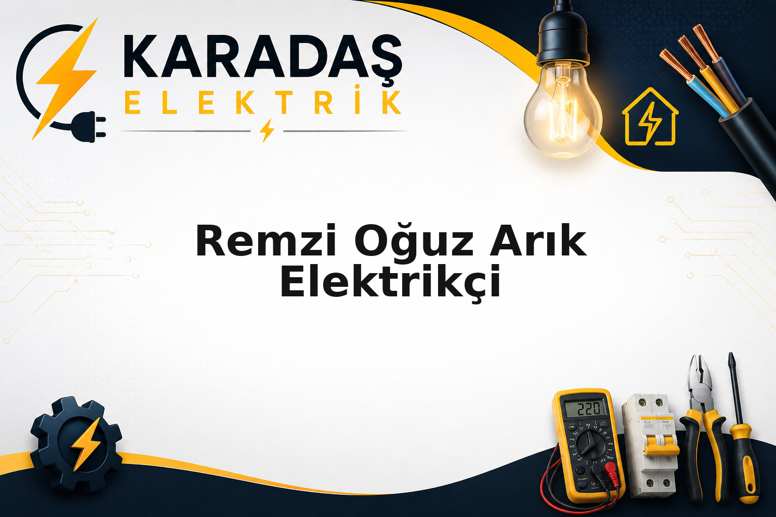 Remzi Oğuz Arık elektrikçi saha görseli | Karadaş Elektrik Remzi Oğuz Arık çevresinde konut elektrik tesisatı onarım çalışması — Karadaş Elektrik Ankara