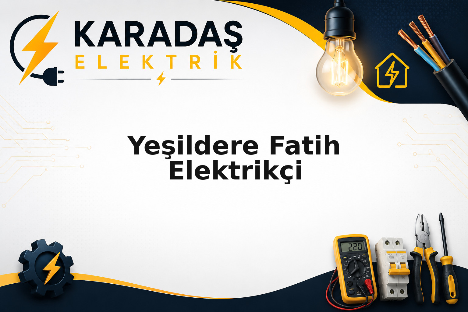 Yeşildere Fatih semtinde priz, sigorta ve aydınlatma montaj çalışması — Karadaş Elektrik Ankara